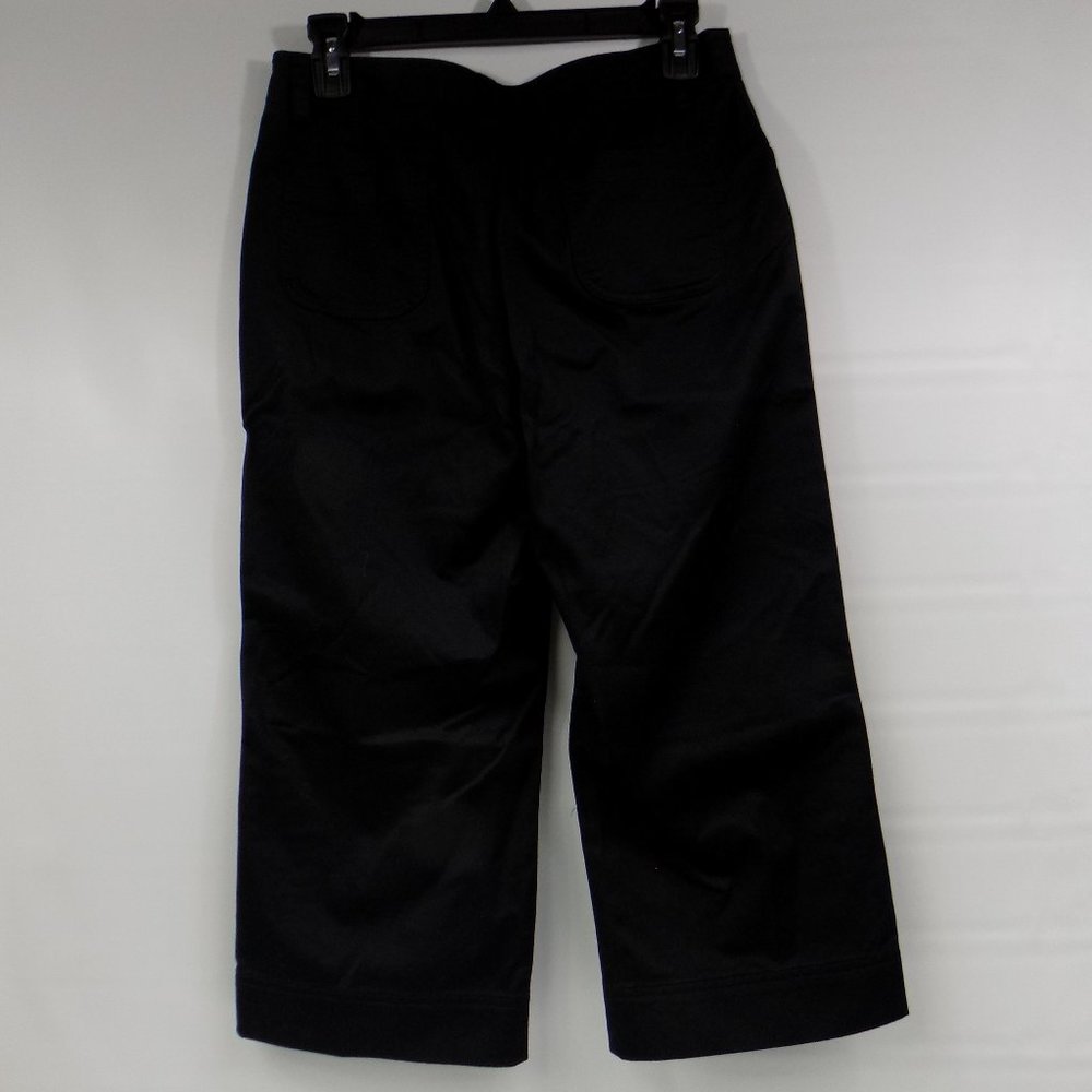 Charter Club Katherine Fit Cropped Petite Black Capri Size 6P NWT - Picture 4 of 8